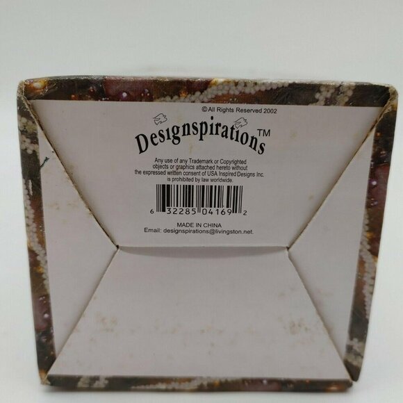 Designspirations Vintage Porcelain Angel Bell Figurine With Gold Halo & Violin - Picture 10 of 10